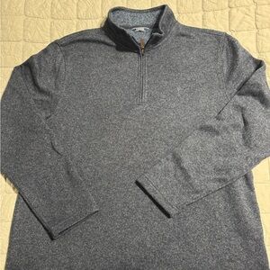 Izod Quarter-Zip Navy Sweater like New